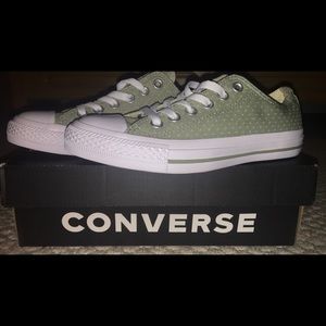 Light Green Converse All Stars
